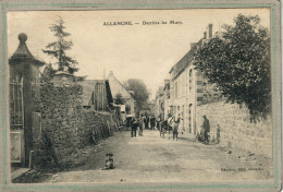 CPA - ALLANCHE (15) - Aspect De La Rue Derrière Les Murs En 1906 - Allanche