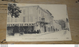 SAINT ZACHARIE : Fontaine Du Lion D'or Et Grande Rue  ............ 800-8190 - Saint-Zacharie
