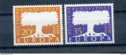 A26074)Saar 402 - 403**, Cept - Unused Stamps