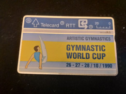 Belgique Télécarte  S20 Gymnastic World Cup 1 009E - Ohne Chip