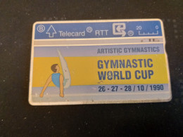 Belgique Télécarte  S20 Gymnastic World Cup 1 009E - Ohne Chip