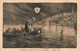 ILLUSTRATION - L'infirmière Visiteuse Au Secours Des Inondés - Janvier 1926 - Carte Postale Ancienne - Sonstige & Ohne Zuordnung