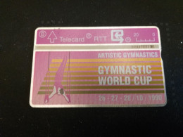 Belgique Télécarte  S21 Gymnastic World Cup 2 009F - Senza Chip