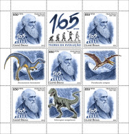 Guinea Bissau 2023 165 Years Since The First Publicationof The Theory Of Evolution. (338) OFFICIAL ISSUE - Natuur