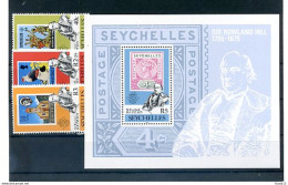 A17524)Seychellen 439 - 441** + Bl 11** - Seychelles (1976-...)