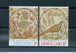 A17550)UNO New York 218 - 219** - Unused Stamps