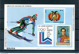 A20400)Olympia 80: Bolivien Bl 91** - Winter 1980: Lake Placid