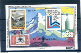 A20405)Olympia 80: Bolivien Bl 89** - Invierno 1980: Lake Placid
