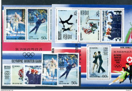 A20476)Olympia 80: Korea 1941 - 1945** + 1941 - 1946 KLB** + Bl 68** - Hiver 1980: Lake Placid