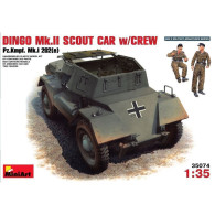 Miniart - DINGO Mk.II SCOUT CAR Avec équipage Maquette Réf. 35074 Neuf NBO 1/35 - Militär