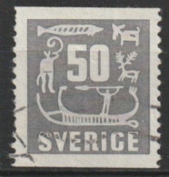 MiNr. 396 Schweden    1954, 8. Nov. Freimarken: Felsenzeichnungen, Ohne Stecherzeichen. - Usados