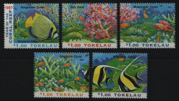 Tokelau 1997 - Mi-Nr. 253-257 ** - MNH - Meeresleben / Marine Life - Tokelau