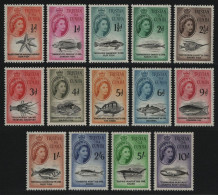 Tristan Da Cunha 1960 - Mi-Nr. 28-41 ** - MNH - Meeresleben / Marine Life (III) - Tristan Da Cunha