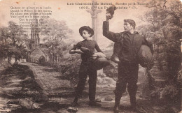 FOLKLORE - Personnage - Les Chansons De Botrel - La Paintpolaise - Eglise - Carte Postale Ancienne - Personnages