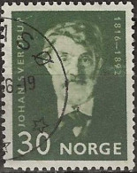 NORWAY 1966 150th Birth Anniversary Of Johan Sverdrup (statesman) - 30ore - J. Sverdrup (after C. Krohg) FU - Oblitérés