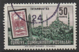 MiNr. 1880 Türkei    1963, 7. Sept. Internationalen Briefmarkenausstellung ISTANBUL 63. - Oblitérés