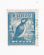 #13 Great Britain Lundy Island Puffin Stamp 1929 First Definitives 1p Used Retirment Sale Price Slashed! - Local Issues