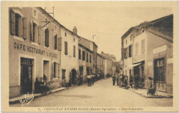 D 65.  CASTELNAU RIVIERE BASSE.  RUE POMADERE.  CARTE ECRITE - Castelnau Riviere Basse