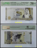 Saudi Arabia 20 Riyals 2020, Paper, Commemorative, Lucky Number 888, PMG70 - Saudi Arabia