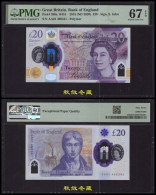 UK, England, Bank Of England £20, (2020), Polymer, AA01 Prefix, PMG67 - 20 Pounds