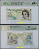 UK, England, Bank Of England £5, (2004), Paper, Radar Number, PMG70 - 5 Pond