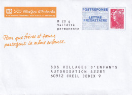 FRA - PAP - SOS VILLAGES D'ENFANTS - N°08P362 - Prêts-à-poster:Answer/Beaujard