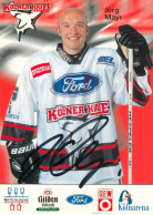 Autogramm Eishockey AK Jörg Mayr Kölner EC Haie 00-01 KEC Köln EV Füssen Im Allgäu Olympia Olympionike Deutschland - Winter Sports