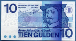 Nederland, Netherlands Type 1968 Fl 10.- Frans Hals, Uniform Cropmarks Series 3042 Unc 68-c - 10 Florín Holandés (gulden)