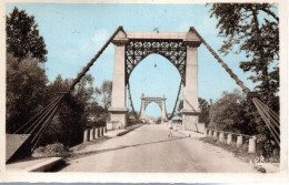 CPA - 32 - Riscle - Le Pont - Colorisée - 1947 - Riscle