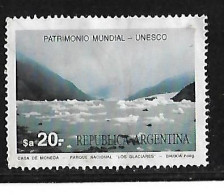 ARGENTINA - AÑO 1984 - Serie UNESCO. Patrimonio Mundial Argentino. Parque Nacional "Los Glaciares".- Usada - Usados