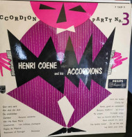 Henri Coene And His Accordions ‎– Accordion Party No. 3 - 25 Cm - Speciale Formaten