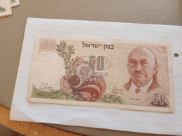 Israel-50 LIROT-HAIM WEIZMANN-(1968)-(BLACK NUMBER)-(265)-(72489726-צ/6)-XXF-BANK NOTE - Israel