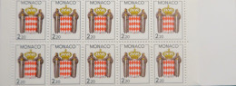 LP3969/142 - 1987 - MONACO -  ARMOIRIES - CARNET N°1 TIMBRES NEUFS** - Cuadernillos