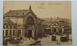 Liege, Gare Des Guillemins, Tram, Lüttich, Feldpost, 1914 - Liege