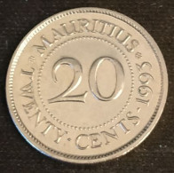 ILE MAURICE - MAURITIUS - 20 CENTS 1993 - Sir Seewoosagur Ramgoolam - KM 53 - Mauricio