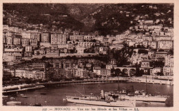 CPA - MONACO - Vues Sur Les Hôtels Et Villas (Yachts Dans Le Port) - Edition L.L. - Puerto