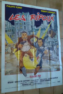 AFFICHE CINEMA FILM LES RIPOUX NOIRET LHERMITTE ZIDI 1984 TBE DESSIN De CLAYES Style Dessin Animé - Affiches & Posters