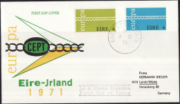 Irlande - Ireland - Irland FDC1 1971 Y&T N°267 à 268 - Michel N°265 à 266 - EUROPA - FDC