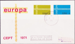 Irlande - Ireland - Irland FDC2 1971 Y&T N°267 à 268 - Michel N°265 à 266 - EUROPA - FDC