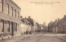 HENIN LIETARD (62) AVANT LA GUERRE - RUE DE L'ABBAYE - Henin-Beaumont