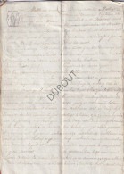 Brecht - Manuscript Notarisakte   (V2788) - Manuscrits