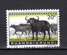 RUANDA-URUNDI   N° 206   NEUF SANS CHARNIERE   COTE 0.15€   BUFFLE ANIMAUX - Neufs