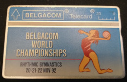 Belgique Télécarte S50 Rhythmic Gymnastics (bleu) 230B - Without Chip