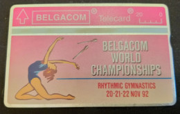 Belgique Télécarte S51 Rhythmic Gymnastics (rouge) 203F - Without Chip