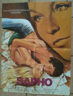 AFFICHE CINEMA FILM SAPHO MARINA VLADY GEORGES FARREL 1971 TBE DESSIN De LORIS EROTISME DAUDET - Affiches & Posters