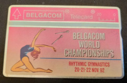Belgique Télécarte S51 Rhythmic Gymnastics (rouge) 203G - Senza Chip