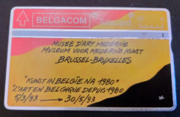 Belgique Télécarte S54 L'art En Belgique Depuis 1980 301H - Sans Puce