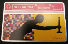 Belgique Télécarte S55 L'art En Belgique Depuis 1980 322B - Sans Puce