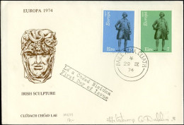 Irlande - Ireland - Irland FDC4 1974 Y&T N°304 à 305 - Michel N°302 à 303 - EUROPA - FDC