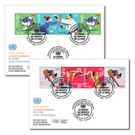 ONU Genève 2021 - Sport For Peace - IOC - Tokyo Olympic Games FDC Single - FDC